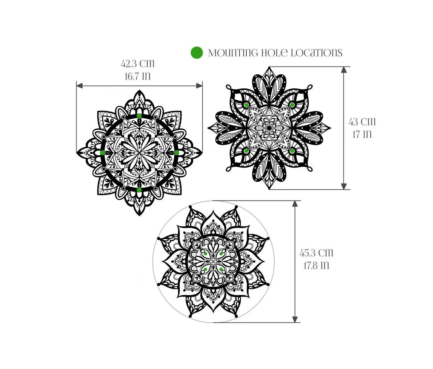 Mandala (Metal Wall Art) - HearthCraft Creations
