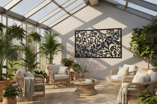Summer 2026 Metal Wall Art Styling Guide: Transform Your UK Home Inside & Out with Black Powder Coated Stainless Steel