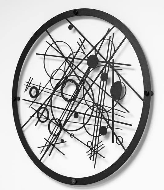 Kandinsky’s - Circles in a Circle (Metal Wall Art)