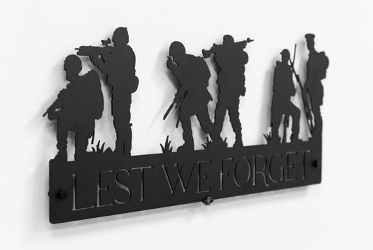Lest We Forget (Metal Wall Art)