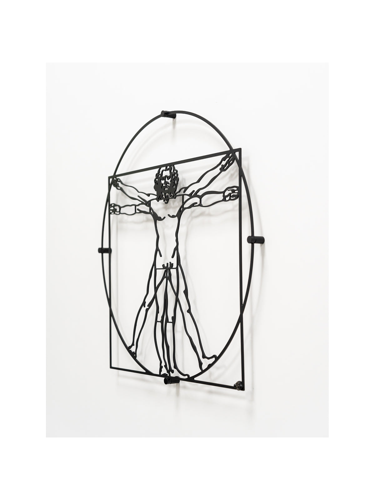 Da Vinci - Vitruvian Man (Metal Wall Art)