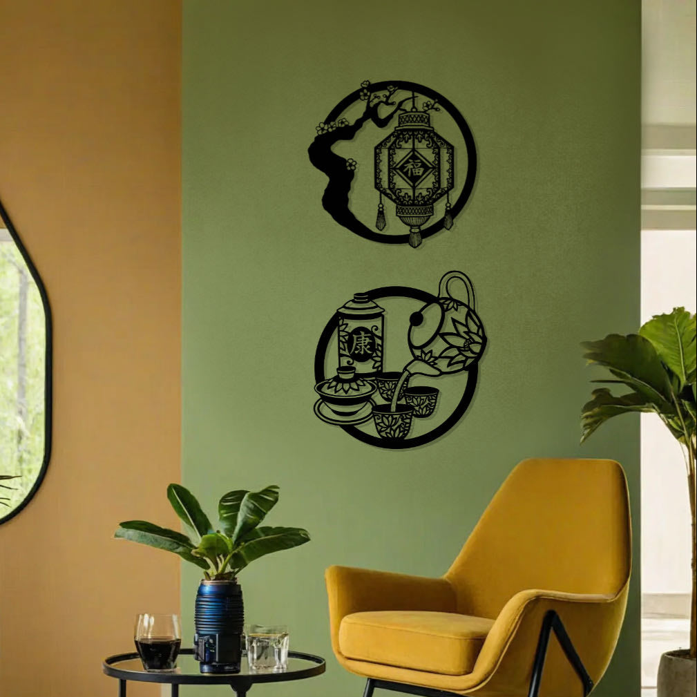 China Collection (Metal Wall Art) - HearthCraft Creations 