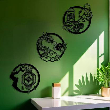 China Collection (Metal Wall Art) - HearthCraft Creations 