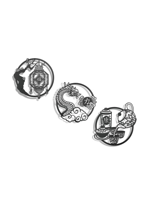 China Collection (Metal Wall Art) - HearthCraft Creations 