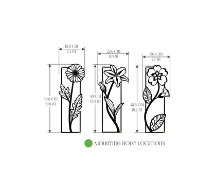Flora (Metal Wall Art) - HearthCraft Creations 