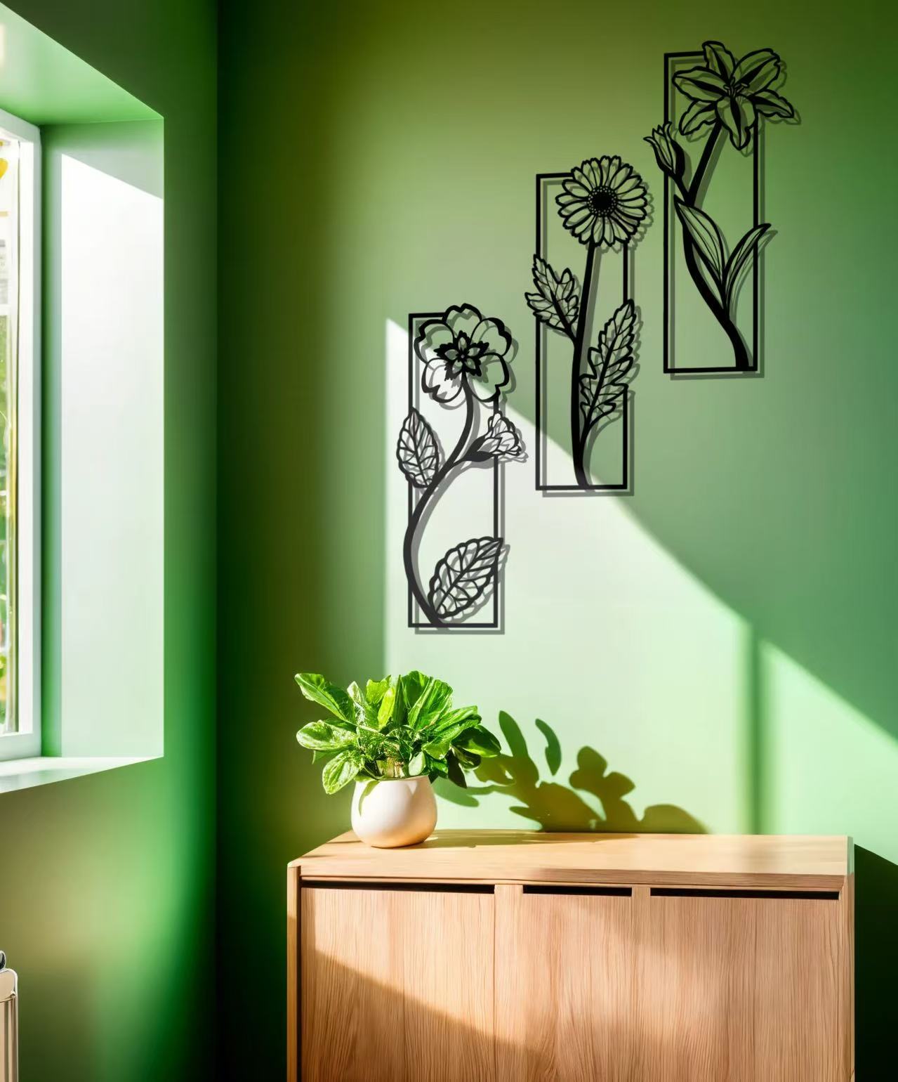 Flora (Metal Wall Art) - HearthCraft Creations 