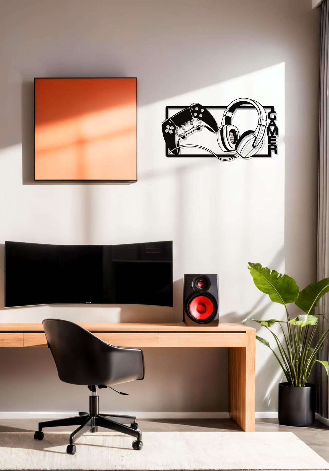Gamer (Metal Wall Art) - HearthCraft Creations 