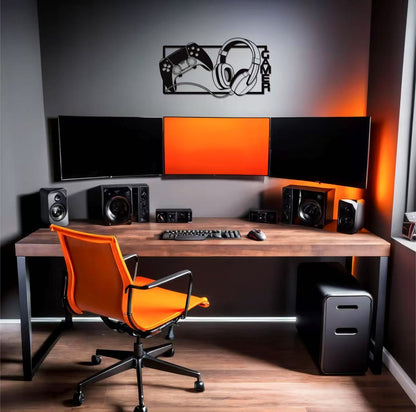 Gamer (Metal Wall Art) - HearthCraft Creations 