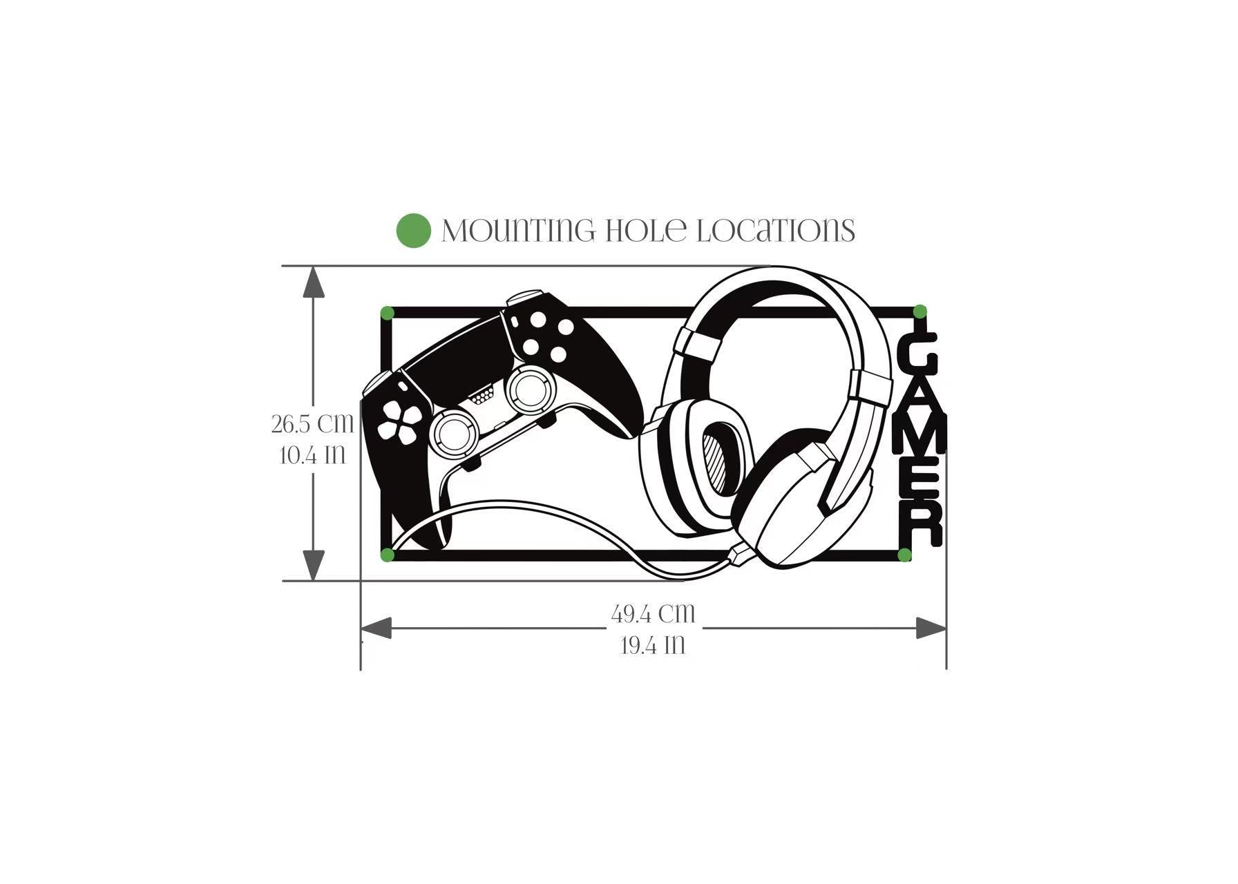 Gamer (Metal Wall Art) - HearthCraft Creations 