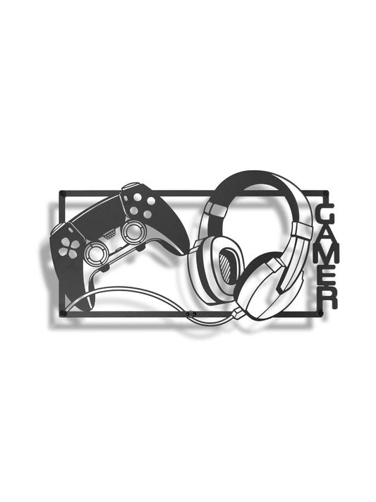 Gamer (Metal Wall Art) - HearthCraft Creations 