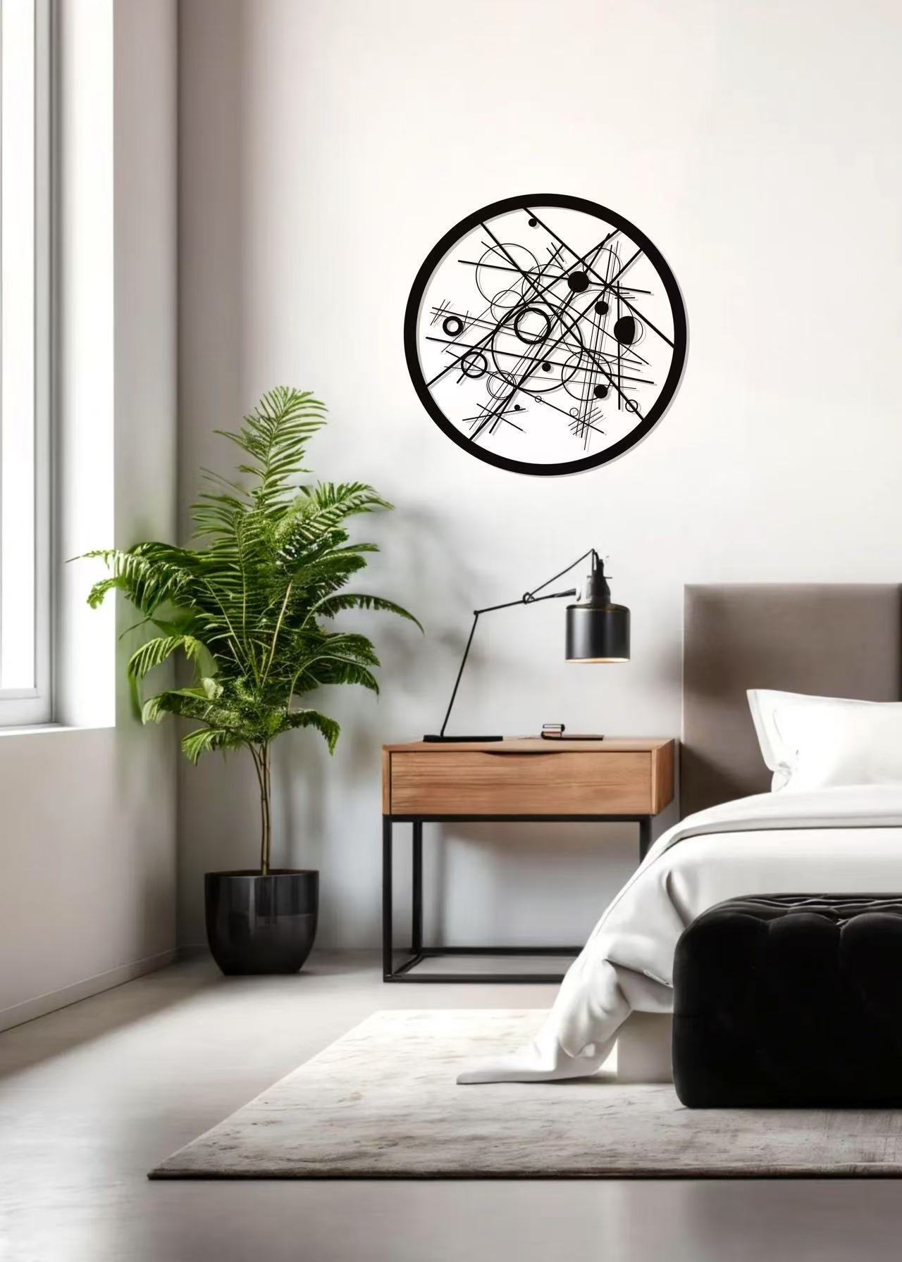 Kandinsky’s - Circles in a Circle (Metal Wall Art) - HearthCraft Creations 