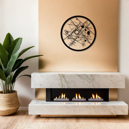 Kandinsky’s - Circles in a Circle (Metal Wall Art) - HearthCraft Creations 