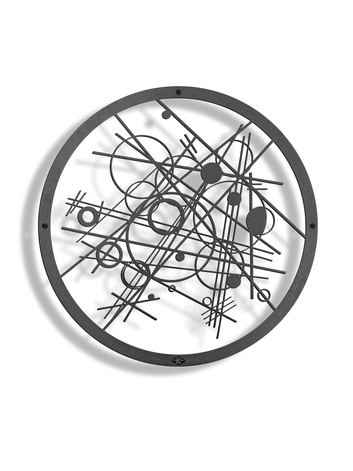 Kandinsky’s - Circles in a Circle (Metal Wall Art) - HearthCraft Creations 