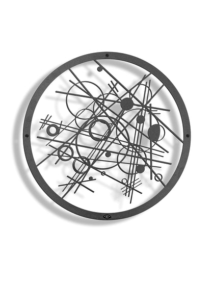 Kandinsky’s - Circles in a Circle (Metal Wall Art) - HearthCraft Creations 