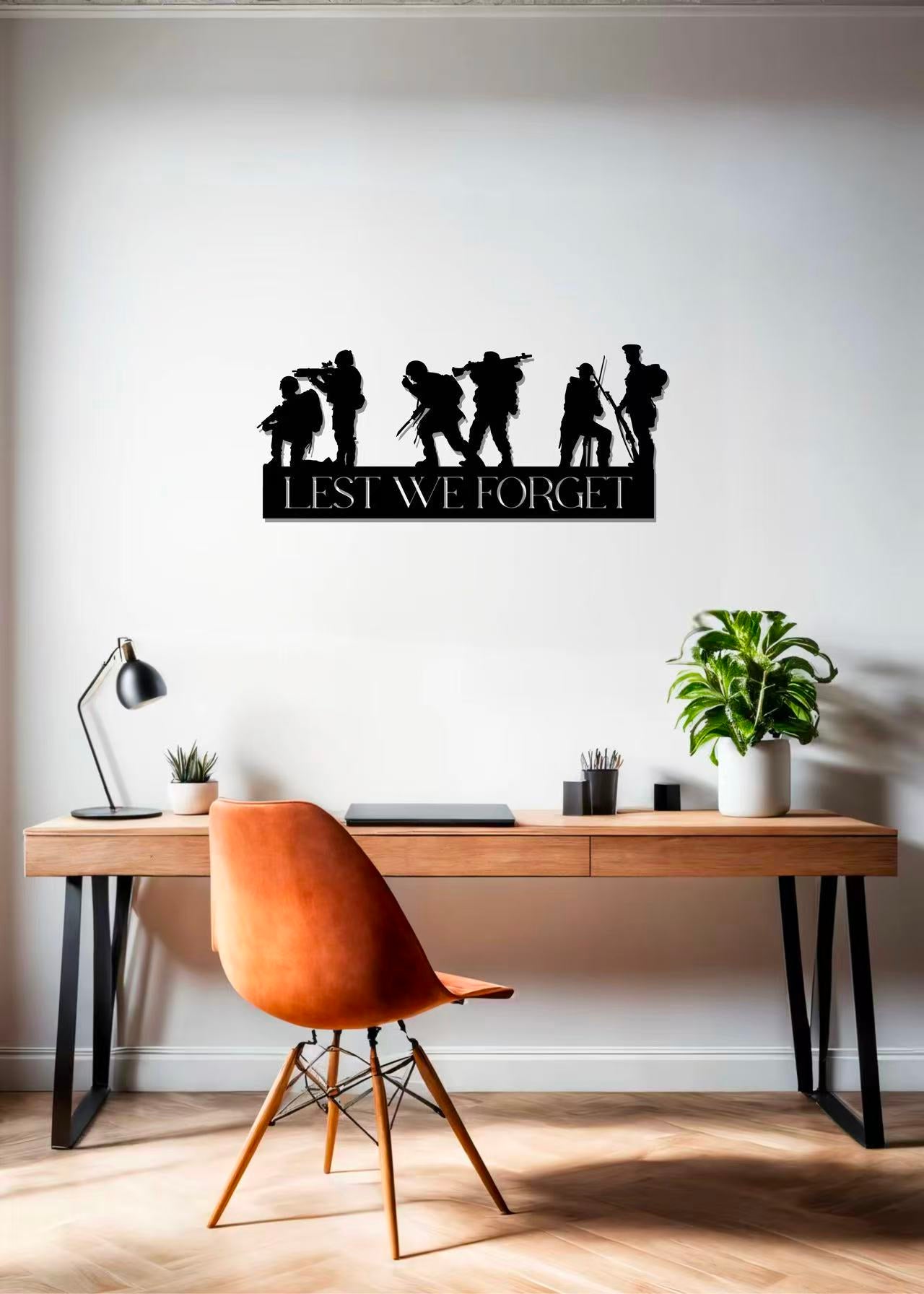 Lest We Forget (Metal Wall Art) - HearthCraft Creations 