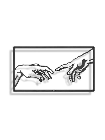 Michelangelo - Creation of Adam (Metal Wall Art) - HearthCraft Creations 