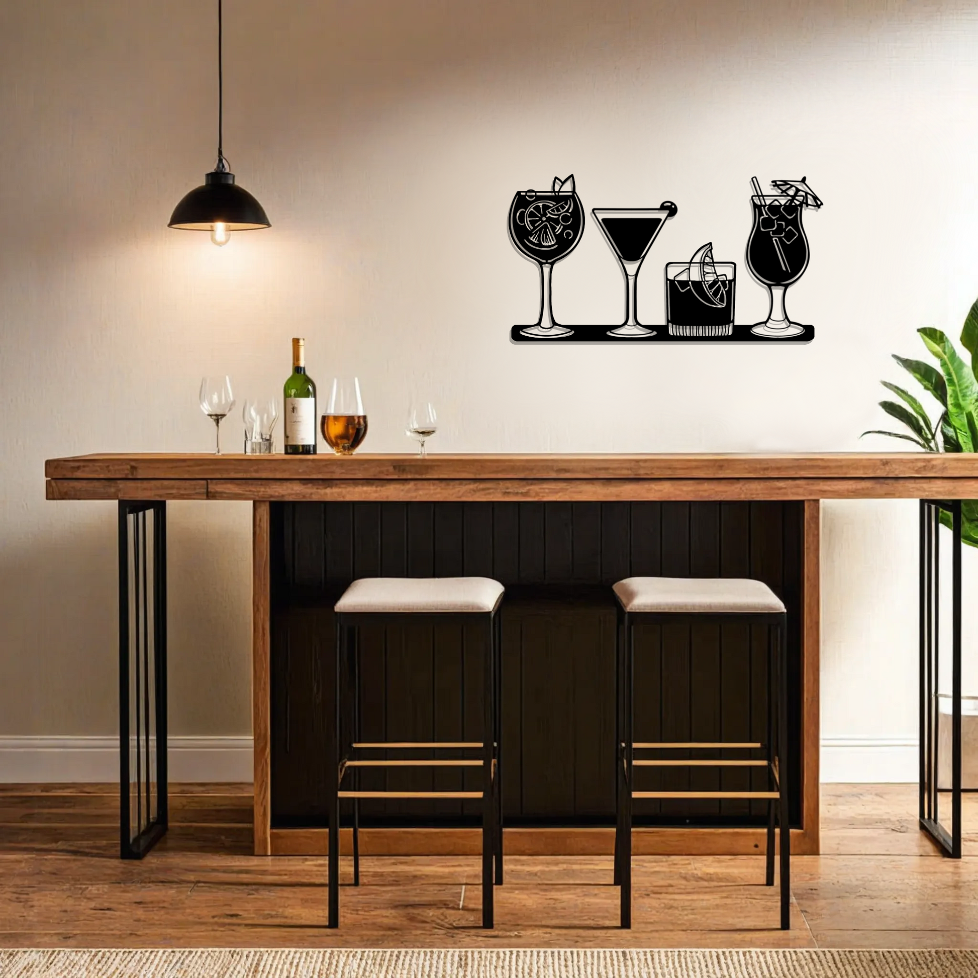 Mixology (Metal Wall Art) - HearthCraft Creations 