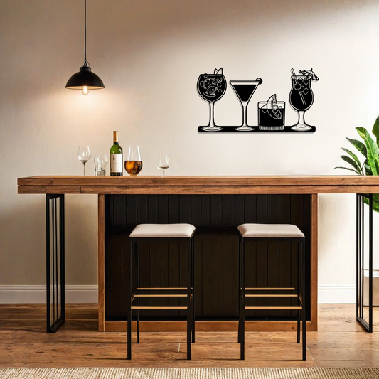 Mixology (Metal Wall Art) - HearthCraft Creations 
