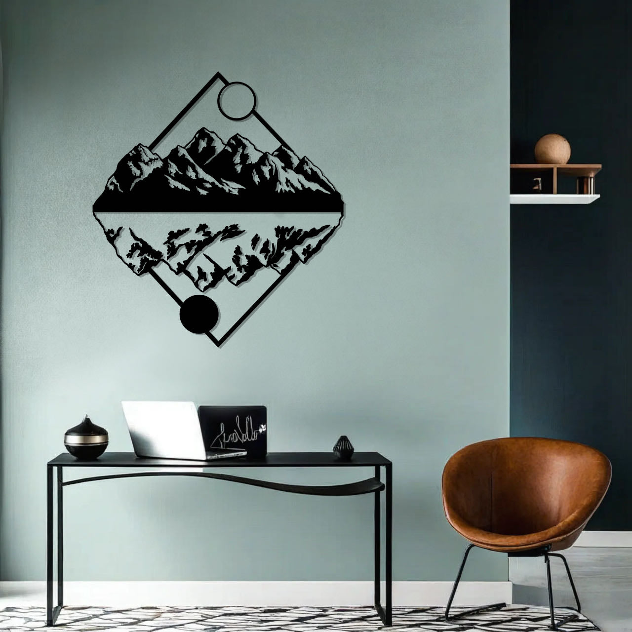 Peaks (Metal Wall Art) - HearthCraft Creations 