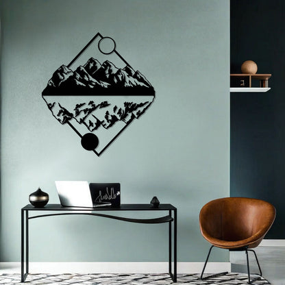 Peaks (Metal Wall Art) - HearthCraft Creations 