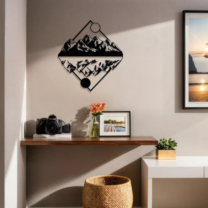 Peaks (Metal Wall Art) - HearthCraft Creations 