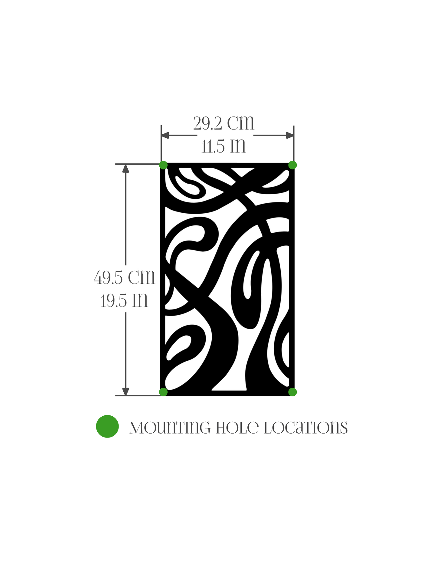 Wavy (Metal Wall Art) - HearthCraft Creations 