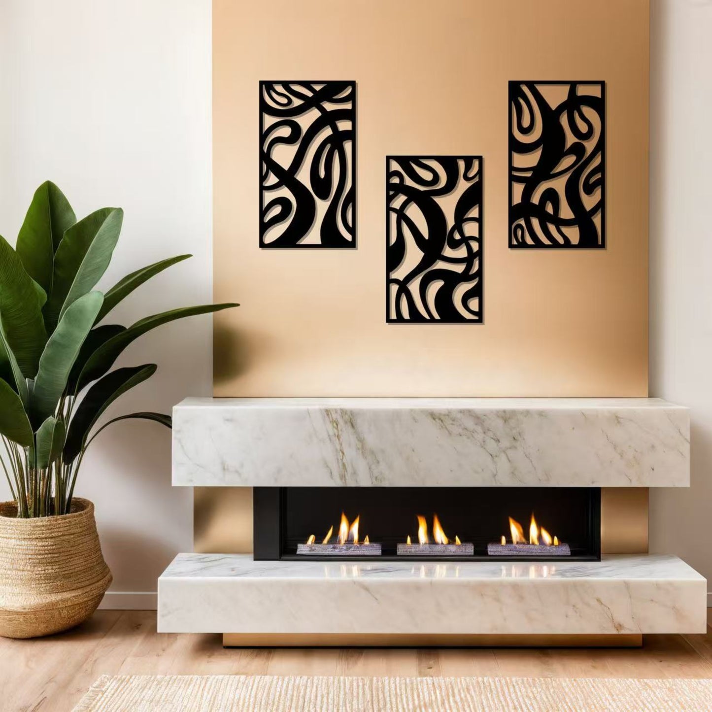 Wavy (Metal Wall Art) - HearthCraft Creations 
